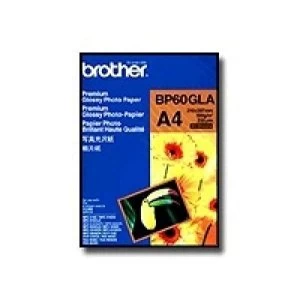 Brother BP60GLA Photo Paper A6 190 g/m2 210 x 297mm 2 Sheets