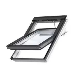 Velux White Timber Centre Pivot Roof Window (H)1180mm (W)1140mm