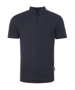 Armani Exchange Tipped Collar Polo Shirt Navy Size S Men