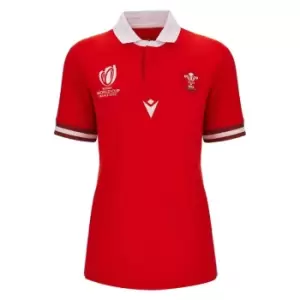 Macron Wales Rugby Home Shirt 2023 2024 Womens - Red