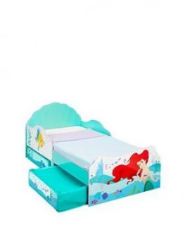 Disney Princess Ariel Toddler Bed with Storage Drawers by HelloHome, One Colour