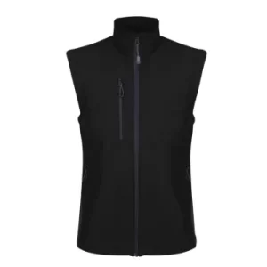 Black Recycled Soft Shell Body Warmer (S)