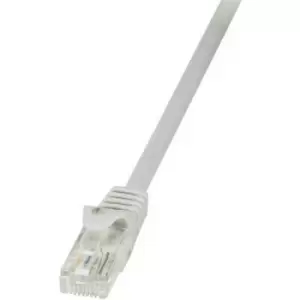 LogiLink CP2052U RJ45 Network cable, patch cable CAT 6 U/UTP 2m Grey incl. detent