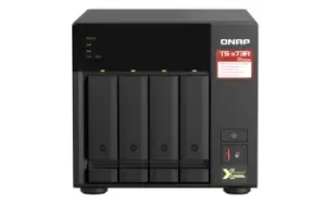 QNAP TS-473A-8G/8TB-IW NAS/storage Server Tower Ethernet LAN Black...