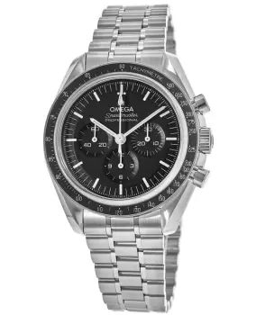 Omega Speedmaster Professional Moonwatch Transparent Case back Black Dial Steel Mens Watch 310.30.42.50.01.002 310.30.42.50.01.002