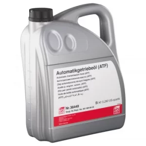 Atf 5 Litre Automatic Transmission Oil 36449 by Febi Bilstein