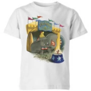 Dumbo Circus Kids T-Shirt - White - 5-6 Years