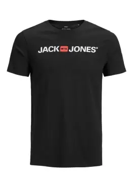 JACK & JONES Classic T-Shirt Men Black