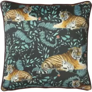 Paoletti - Tiwari Tiger Cushion Multi - Multicolour