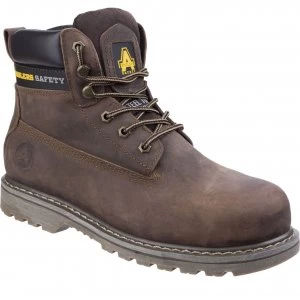 Amblers Safety FS164 Goodyear Welted Industrial Safety Boot Brown Size 8