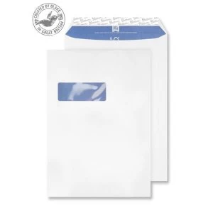 Blake Premium Pure Envelopes Pocket Peel Seal Window 120gsm C4