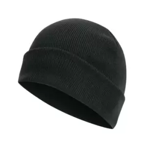 Absolute Apparel Knitted Turn Up Ski Hat (One Size) (Black)