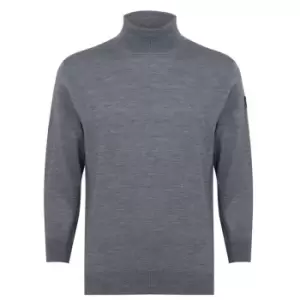 Paul And Shark Merino Turtleneck Sweater - Grey