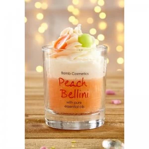 Bomb Cosmetics Peach Bellini Piped Candle