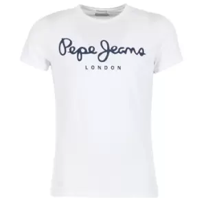 Pepe jeans Original STRETCH mens T shirt in White. Sizes available:XXL,S,M,L,XL,XS