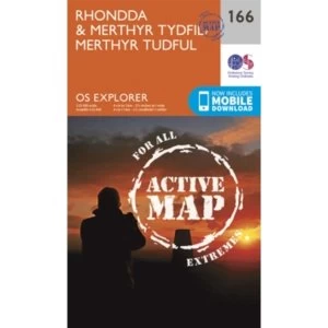 Rhondda and Merthyr Tydfil by Ordnance Survey (Sheet map, folded, 2015)