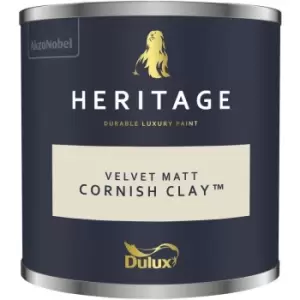 Dulux Heritage Velvet Matt Cornish Clay Matt Emulsion Paint 125ml