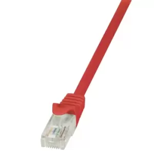LogiLink 1m Cat.6 U/UTP networking cable Red Cat6 U/UTP (UTP)