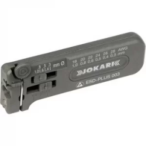 Jokari 40028 ESD-PLUS 002 ESD wire stripper Suitable for PVC-coated wires 0.25 up to 0.80 mm