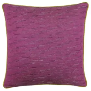 Marylebone Jacquard Cushion Sulphur/Fuchsia, Sulphur/Fuchsia / 50 x 50cm / Cover Only