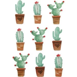Cactuses 3D Stickers