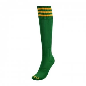 ONeills Football Socks - Green/Amber