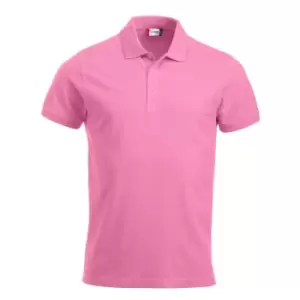 Clique Mens Classic Lincoln Polo Shirt (XL) (Bright Pink)