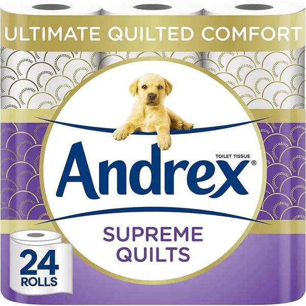 Andrex Supreme Quilts 24 Toilet Rolls