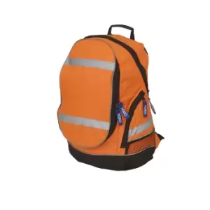 Yoko High Visibility London Rucksack/Backpack (One Size) (Orange)