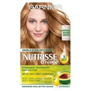 Garnier Nutrisse 7.3 Golden Copper Permanent Hair Dye Red