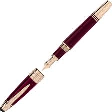 Mont Blanc - John F. Kennedy Special Edition Burgundy Fountain Pen - Fountain Pens - Red