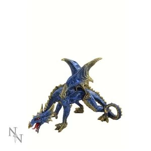 Cobalt Defender Dragon Figurine