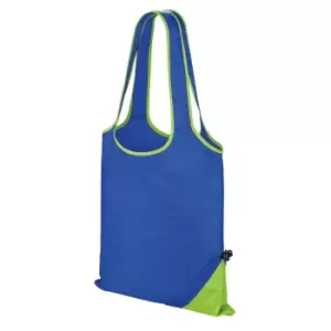 Result Core Compact Shopping Bag (Pack of 2) (One Size) (Royal/Lime)