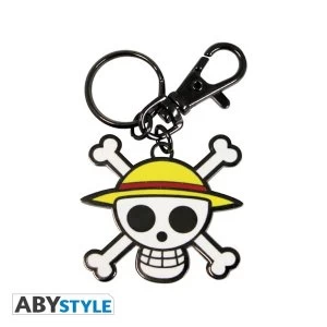 One Piece Skull Luffy Keychain