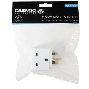 Daewoo 2-Way Mains Adaptor - 13 Amp