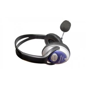 Dynamode DH-660 Binaural Wired Black mobile headset