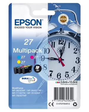 Epson 27 Alarm Clock Tri Colour Ink Cartridges