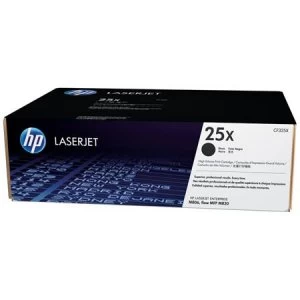 HP 25X Black Laser Toner Ink Cartridge