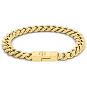 Ladies Tommy Hilfiger Plated Base Metal Bold Th Chain Bold Th Chain