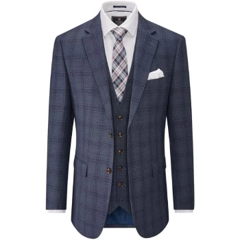 Skopes Minworth Check Suit Jacket - Blue