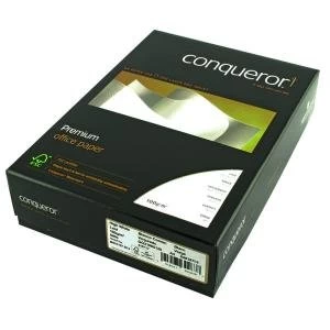 Conqueror Paper Laid High A4 White 100gsm Ream Pack of 500 CQP0324HWNW