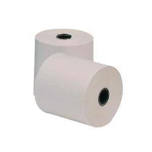 White, Pink and Yellow 3-Ply Till Paper Roll 76x76mm Pack of 20