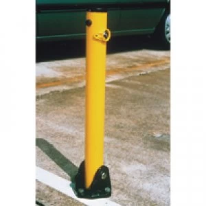 Slingsby VFM Yellow Standfast Lockable Security Parking Post 310153