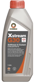 Xstream G30 Antifreeze & Coolant - Concentrated - 1 Litre XSR1L COMMA