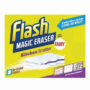 Flash Magic Eraser Kitchen Scrubber 2 Pack