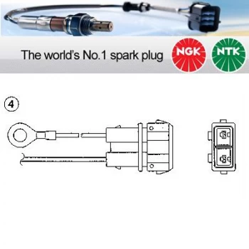 1x NGK NTK Oxygen O2 Lambda Sensor OZA401-E4 OZA401E4 (1822)