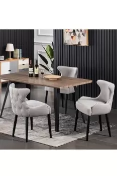 'Oxford Rocco' LUX Dining Set Includes A Table And Set Of 4 Chairs