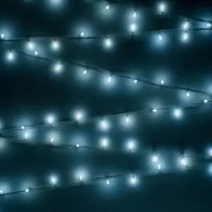 240 LED Bubble Christmas Tree Lights String Fairy Festive Xmas Party Decoration Indoor / Outdoor Use - Cool White