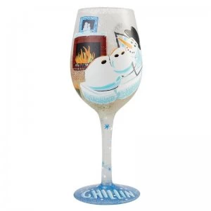 Lolita Just Chillin Wine Glass