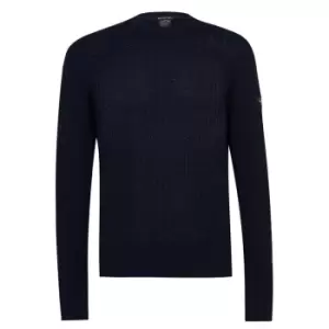 Paul And Shark Cable Knit Sweater - Blue